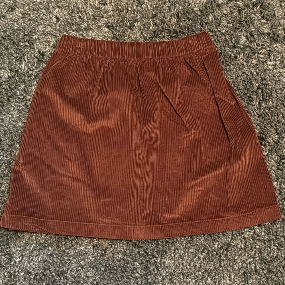 American Eagle Wide Corduroy Skirt